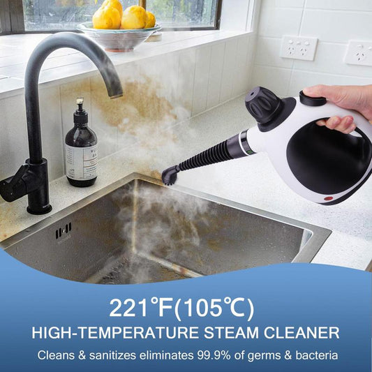 KOITAT High-Temperature High-Pressure Steam Cleaner Home Removing Mites Multifunctional Kitchen De-Greasing Air Conditioning Hood Cleaner Handheld Steam Cleaner Cleaning